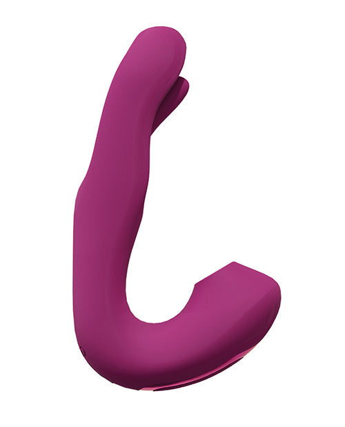 Vive Shots Vive Yuna Dual Action Airwave Vibrator & G-Spot Stimulator - Pink