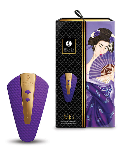 Shunga Shunga Obi Intimate Massager - Purple