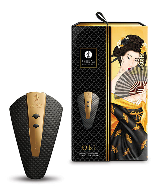 Shunga Shunga Obi Intimate Massager - Black