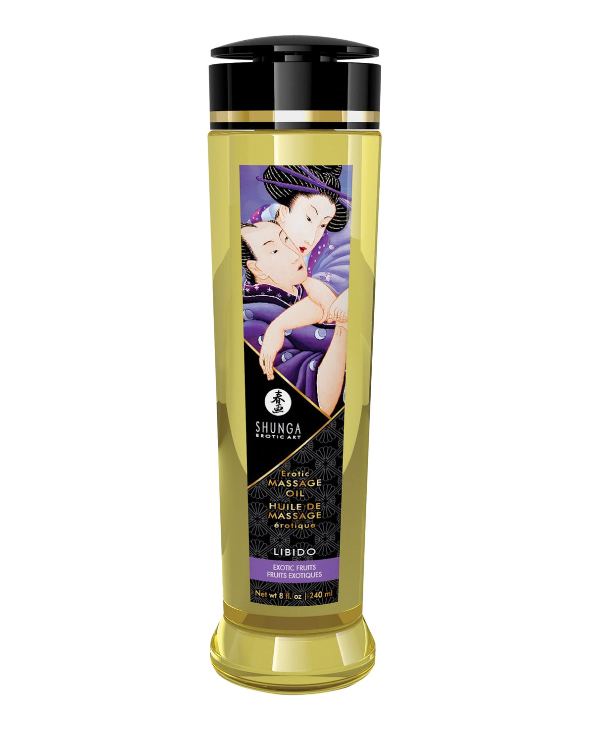 Shunga Shunga Erotic Massage Oil - 8 oz Libido/Exotic Fruits