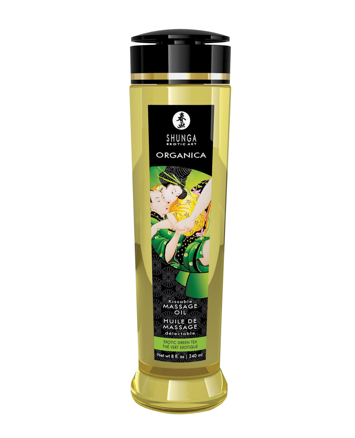 Shunga Shunga Organica Kissable Massage Oil - 8 oz Exotic Green Tea