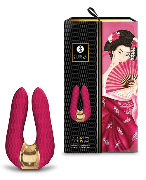 Shunga Shunga Aiko Intimate Massager - Raspberry