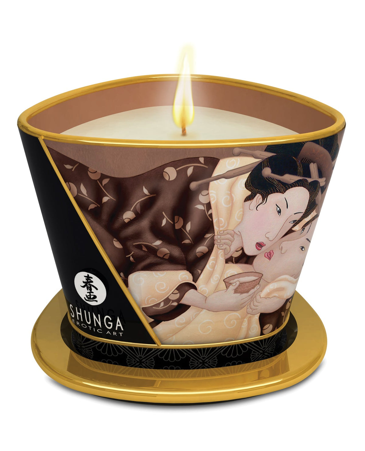 Shunga Shunga Massage Candle Excitation - 5.7 oz Intoxicating Chocolate