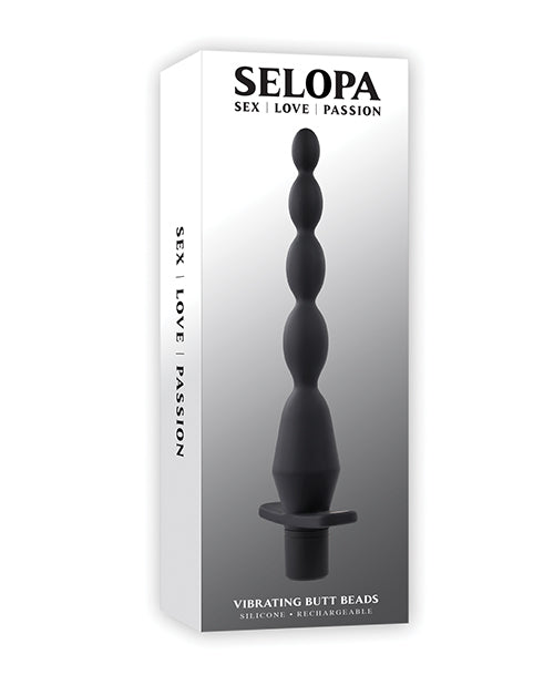 Selopa Selopa Vibrating Butt Beads - Black