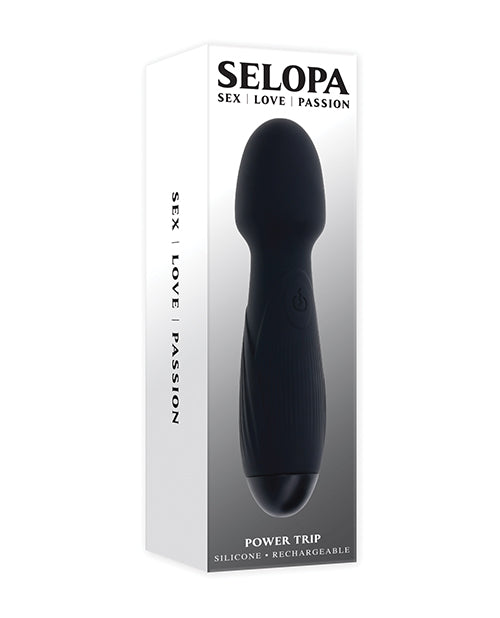 Selopa Selopa Power Trip Wand Vibrator - Black
