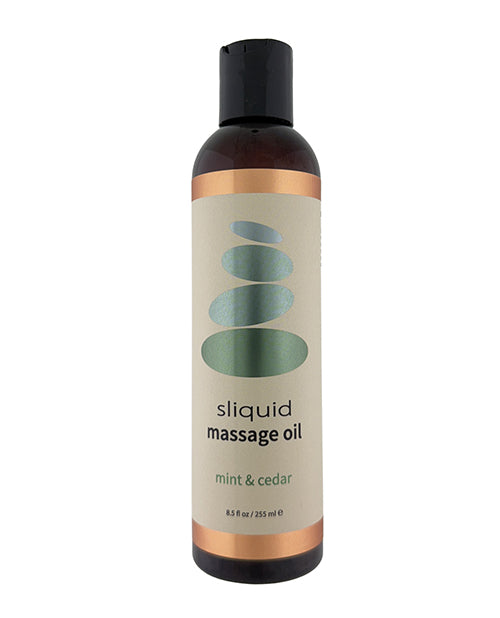 Sliquid Sliquid Balance Massage Oil - 8.5 oz Cedar Mint