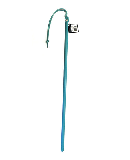 Spartacus Spartacus 24" Leather Wrapped Cane - Baby Blue