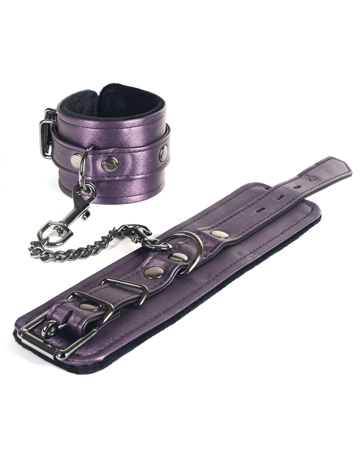 Spartacus Spartacus Galaxy Legend Faux Leather Wrist Restraints - Purple