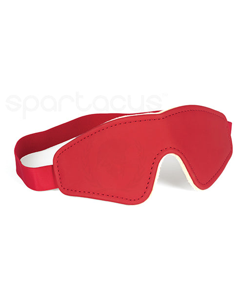 Spartacus Spartacus PU Blindfold w/Plush Lining - Red