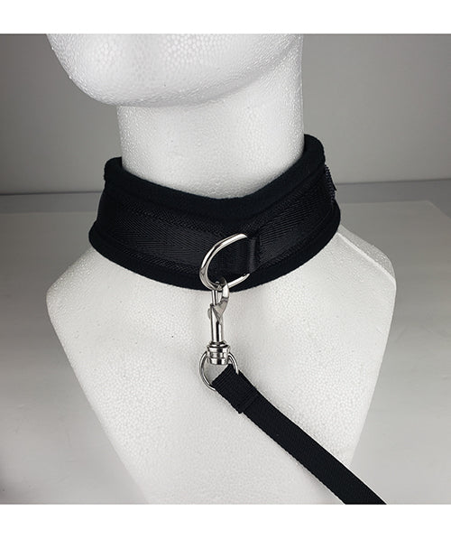 Spartacus Spartacus Collar & Leash - Neoprene Black