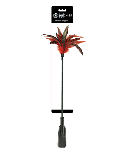 Sex & Mischief Sex & Mischief Feather Slapper - Red/Black Feathers