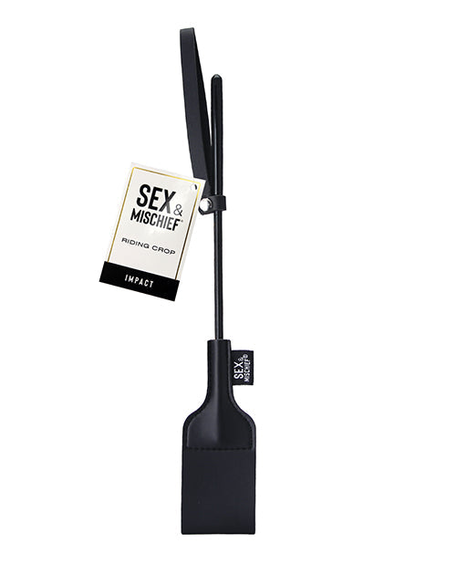 Sex & Mischief Sex & Mischief Riding Crop - Black