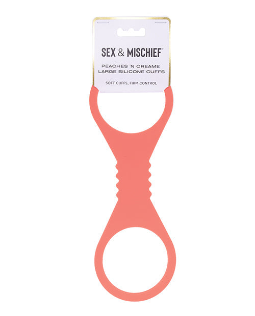 Sex & Mischief Sex & Mischief Peaches 'n CreaMe Large Silicone Cuffs