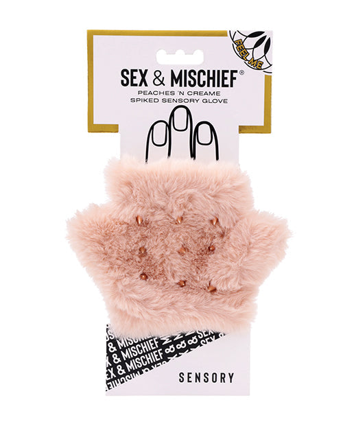 Sex & Mischief Sex & Mischief Peaches 'n CreaMe Spiked Sensory Glove