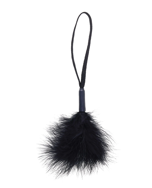 Sex & Mischief Sex & Mischief Peaches 'n CreaMe Wrist Feather Tickler - Black