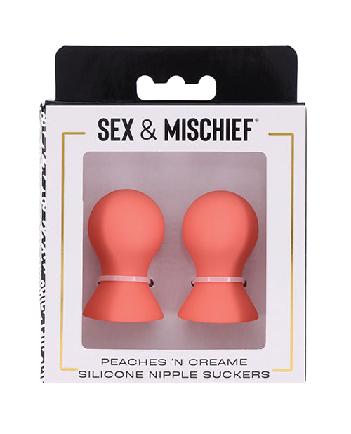 Sex & Mischief Sex & Mischief Peaches 'n CreaMe Silicone Nipple Suckers