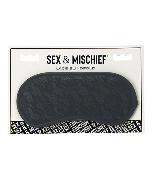 Sincerely Sincerely Lace Blindfold - Black