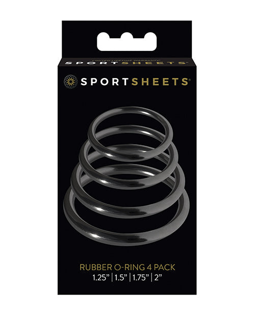 Sportsheets Sportsheets Rubber O-Ring - 4 Pack