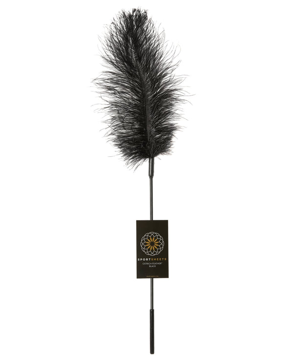 Sportsheets Sportsheets Body Tickler Ostrich Feather - Black