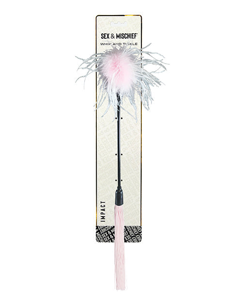 Sex & Mischief Sex & Mischief Whip & Tickle - Pink/White