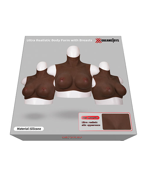 XX-Dreamtoys XX-DREAMTOYS Ultra Realistic B Cup Breast Form Small - Black