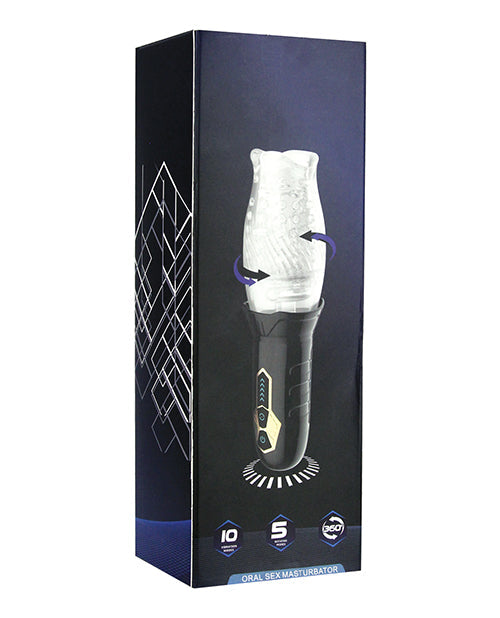 Secwell Cyclone Spinning Blow Job Simulator - Black