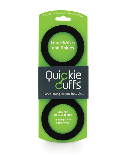 Creative Conceptions Quickie Cuffs Large - Black