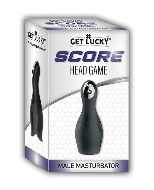 Get Lucky Get Lucky Score Head Game Masturbator - Black