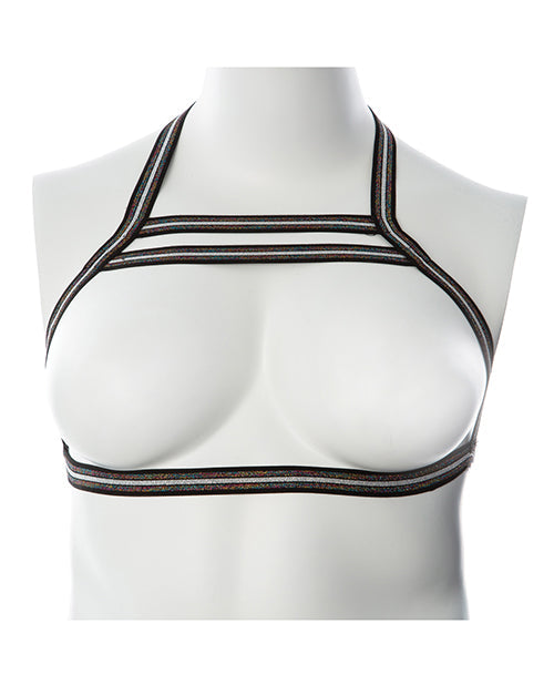 Gender Fluid Gender Fluid Silver Lining Harness - S-L Black/Silver