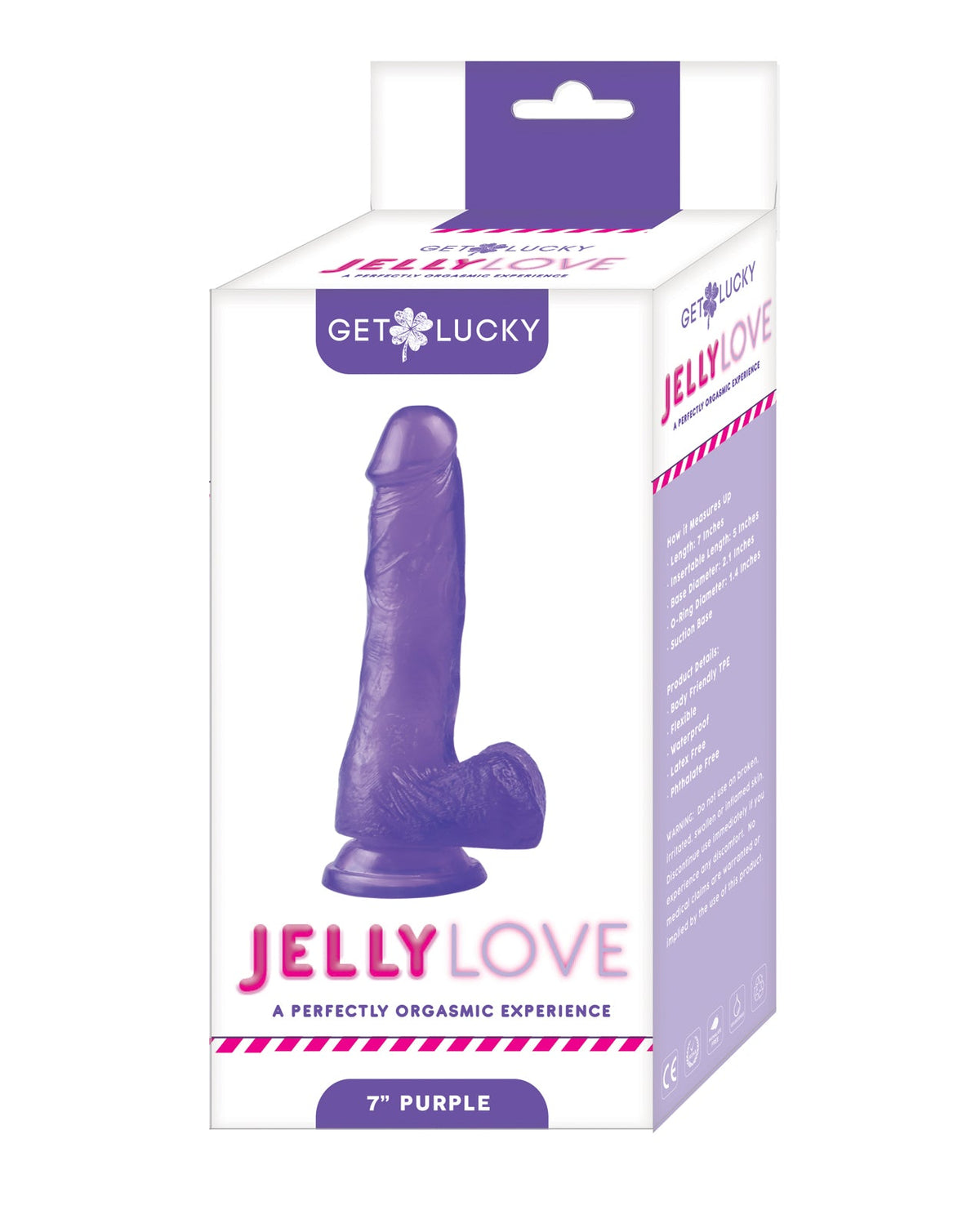 Get Lucky Get Lucky 7" Jelly Series Jelly Love - Purple