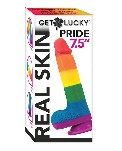 Get Lucky Get Lucky 7.5" Real Skin Series Pride - Rainbow