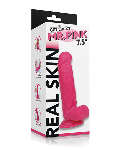 Get Lucky Get Lucky Mr. Pink 7.5" Dual Layer Dong