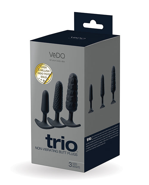 VeDO VeDO Trio Anal Plug Set - Black