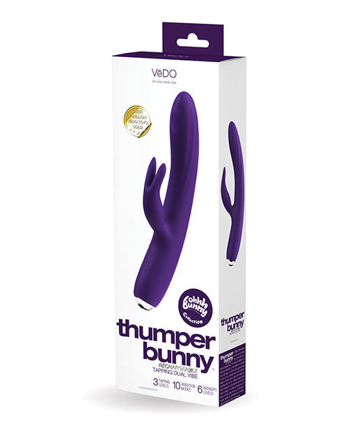 VeDO VeDO Thumper Bunny Rechargeable Dual Vibe - Deep Purple