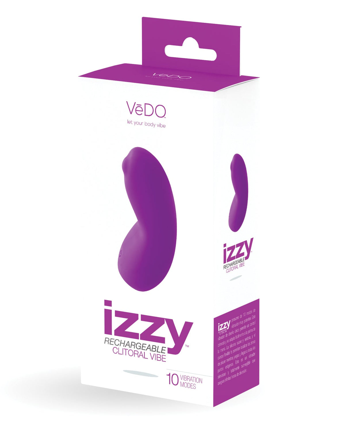 VeDO VeDO Izzy Rechargeable Clitoral Vibe - Violet Vixen