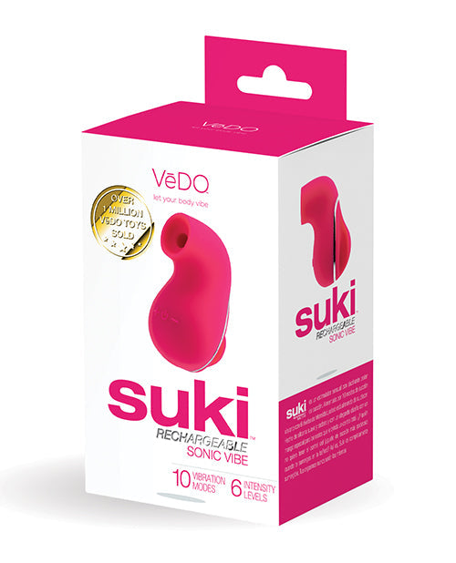VeDO VeDO Suki Rechargeable Vibrating Sucker - Foxy Pink
