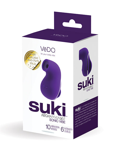 VeDO VeDO Suki Rechargeable Vibrating Sucker - Deep Purple