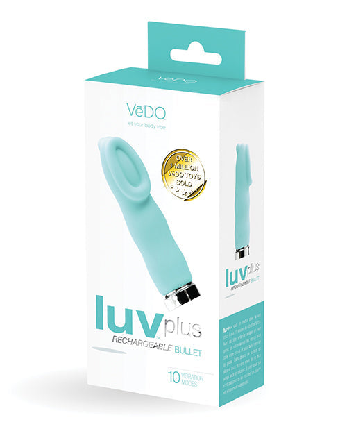 VeDO VeDO Luv Plus Rechargeable Vibe - Tease Me Turquoise