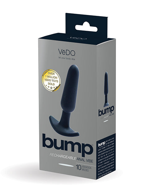 VeDO VeDO Bump Rechargeable Anal Vibe - Just Black