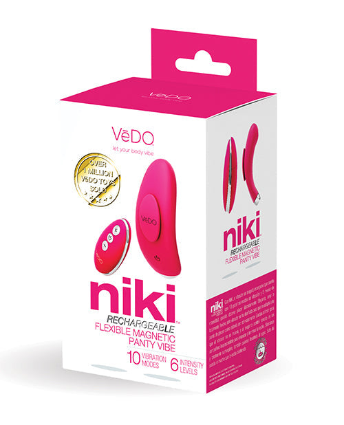 VeDO VeDO Niki Rechargeable Panty Vibe - Foxy Pink
