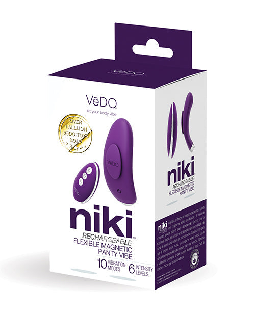 VeDO VeDO Niki Rechargeable Panty Vibe - Deep Purple
