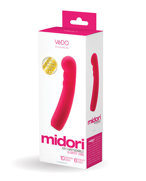 VeDO VeDO Midori Rechargeable G Spot Vibe - Foxy Pink