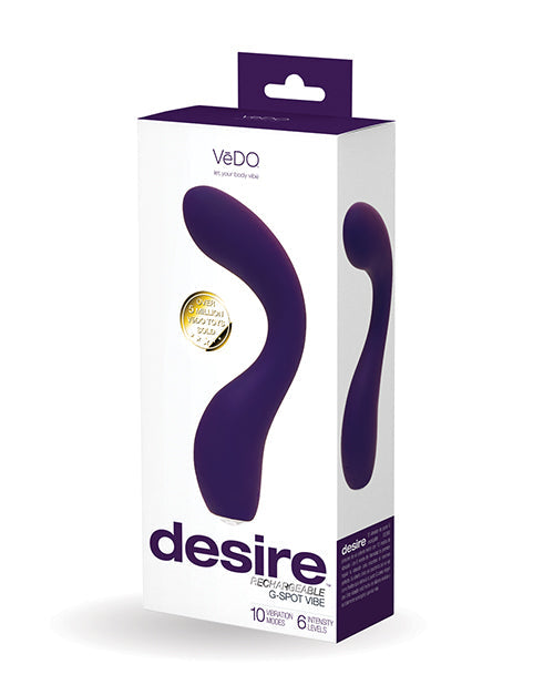 VeDO VeDo Desire Rechargeable G-Spot Vibe - Purple