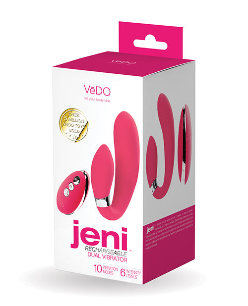 VeDO VeDO Jeni Dual Motor Vibe w/Remote - Pink