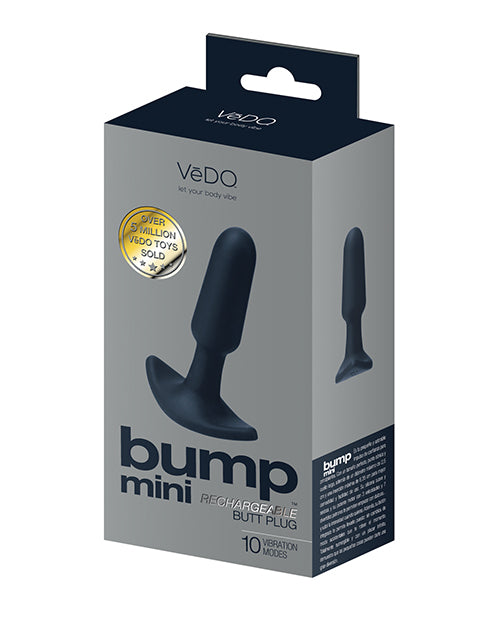 VeDo VeDO Bump Mini Rechargeable Anal Plug - Black