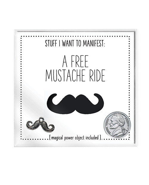 Warm Human Warm Human A Free Mustache Ride Mini Card & Charm
