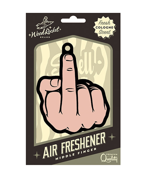 Wood Rocket Wood Rocket Middle Finger Peach Air Freshener - Cologne