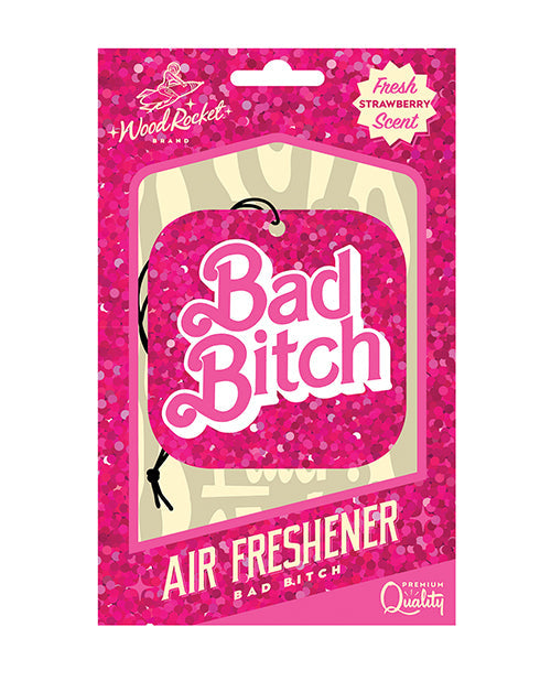 Wood Rocket Wood Rocket Bad Bitch Air Freshener - Strawberry