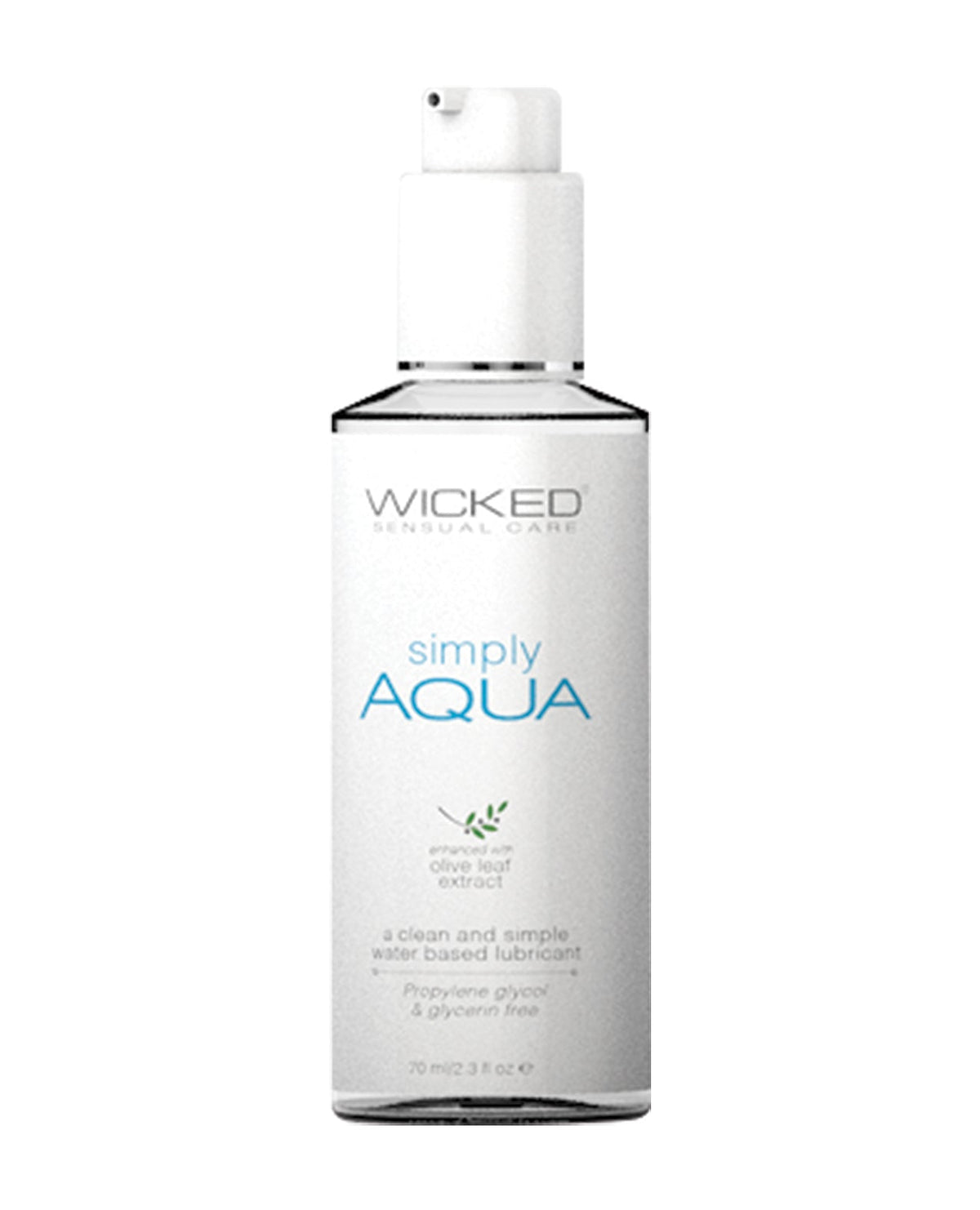 Wicked Sensual Care Wicked Sensual Care Simply Aqua Waterbased Lubricant - 2.3 oz