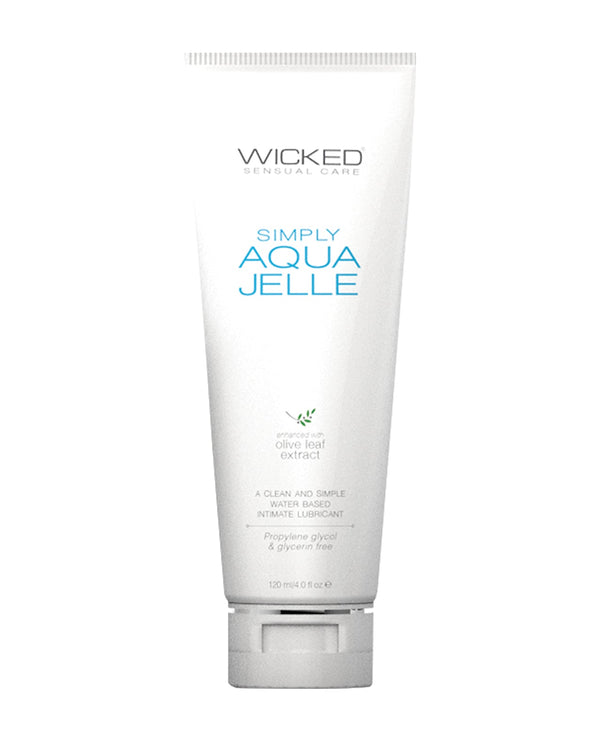 Wicked Sensual Care Wicked Sensual Care Simply Aqua Jelle Waterbased Lubricant - 4 oz